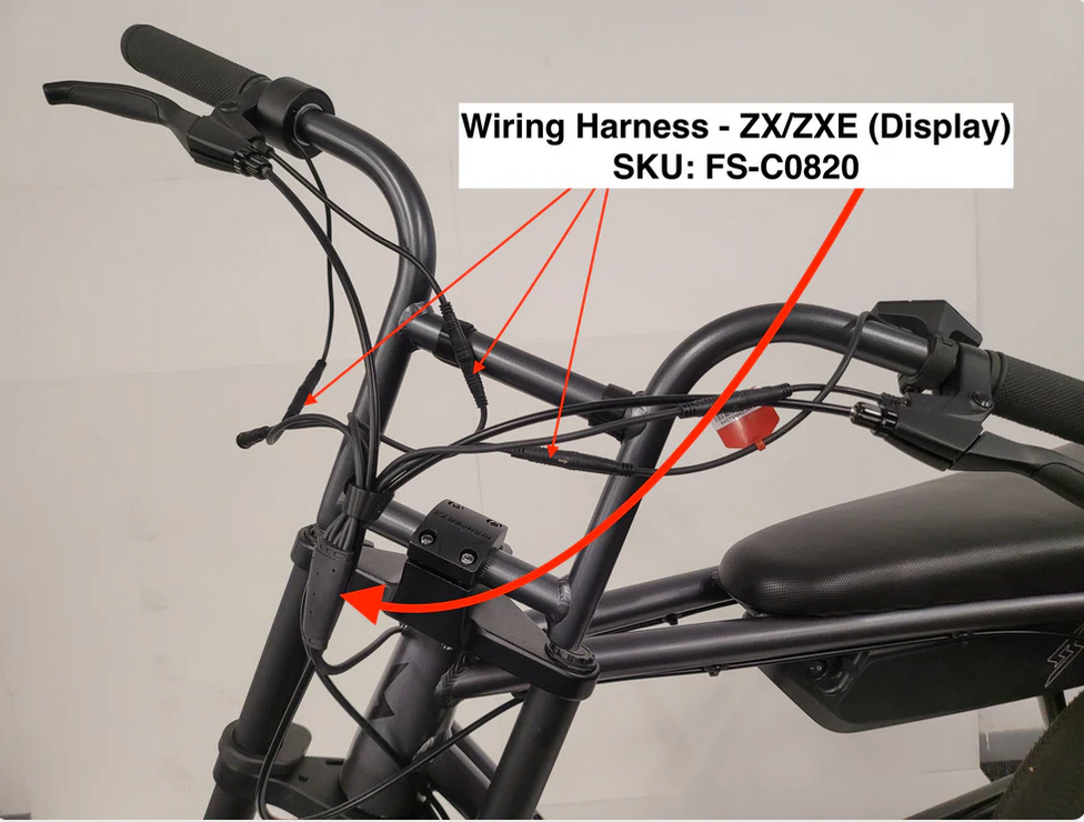 SUPER73 Wiring Harness ZX Display