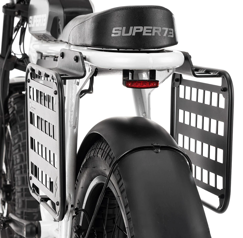 Side Rauk's SUPER73 S2 Side Racks - brought to you by ecraft